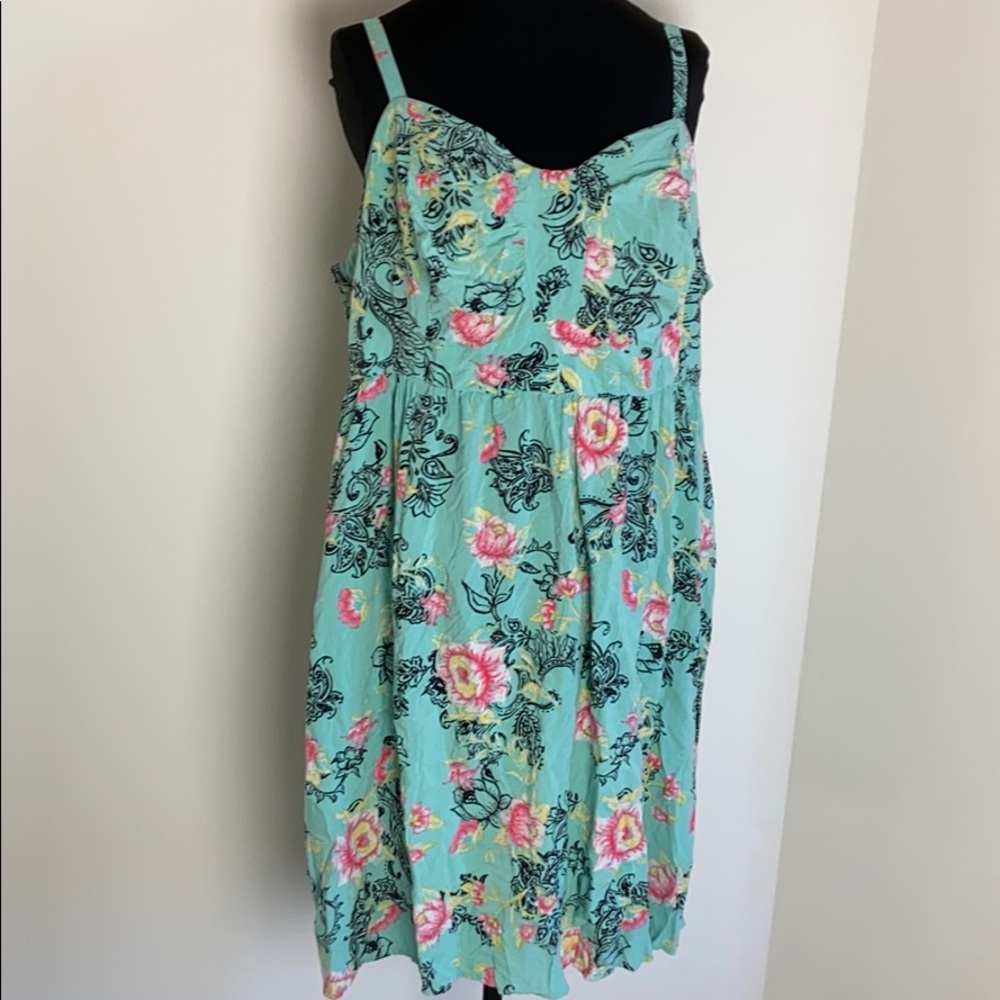 Torrid floral damask dress